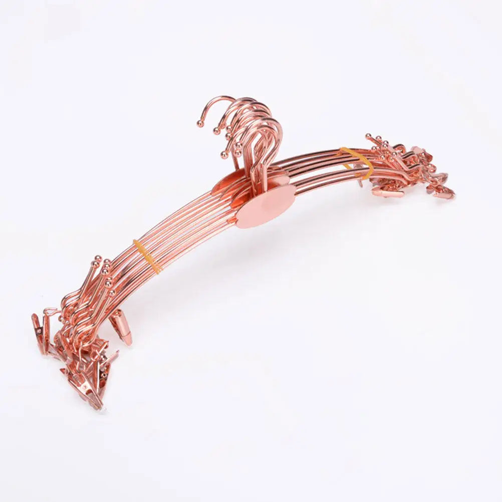 Chic Rose Gold Clip Hanger Premium Non-slip Underwear Bra Pants