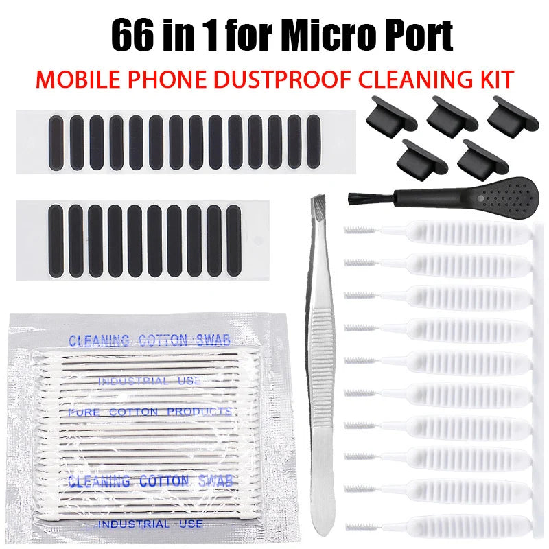 Cell Phone Dust Plug Speaker Mesh Sticker Tweezers IPhone 16 Samsung