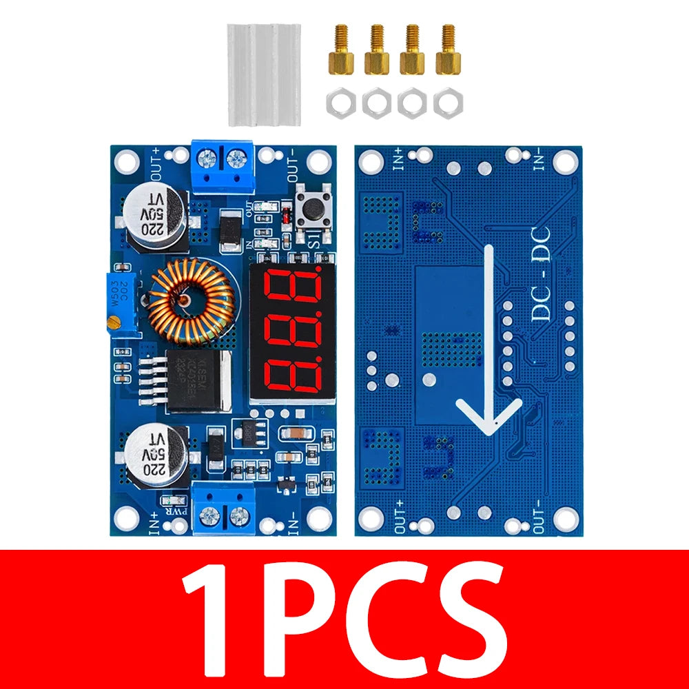 XL4015 Step-down Converter Board 5A 75W Power Buck Module 4V-38V Zpaxo 1pcs