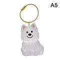 1Pcs Clear Puppy Hair Memorial Keepsake Capsule Pet's Dog Fur Container DIY Pendant Keychain Decor Pet Lovers Home Display Gifts Zpaxo A5