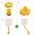 Antifreeze Funnel Car Coolant Plastic Refrigerant Filling Water Tank
