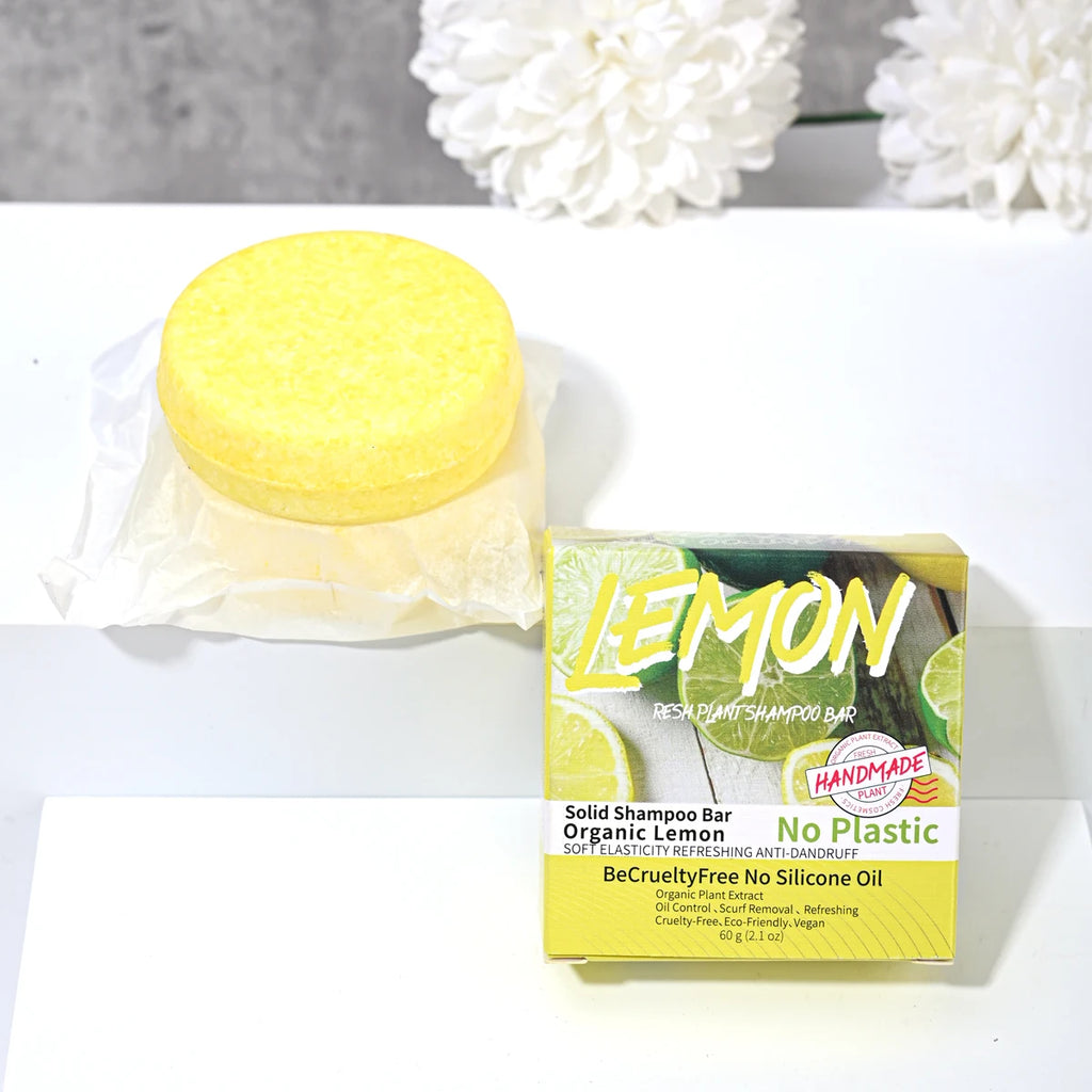 Lemon Essential Oil Hair Soap – Oil Control & Dandruff Removal Hair Washing Soap Bar Zpaxo
