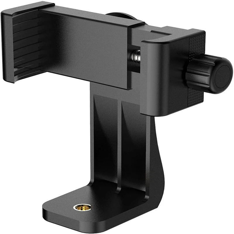 Universal Tripod Mount Adapter Accessories Cell Phone Clip Holder 360 Zpaxo Black