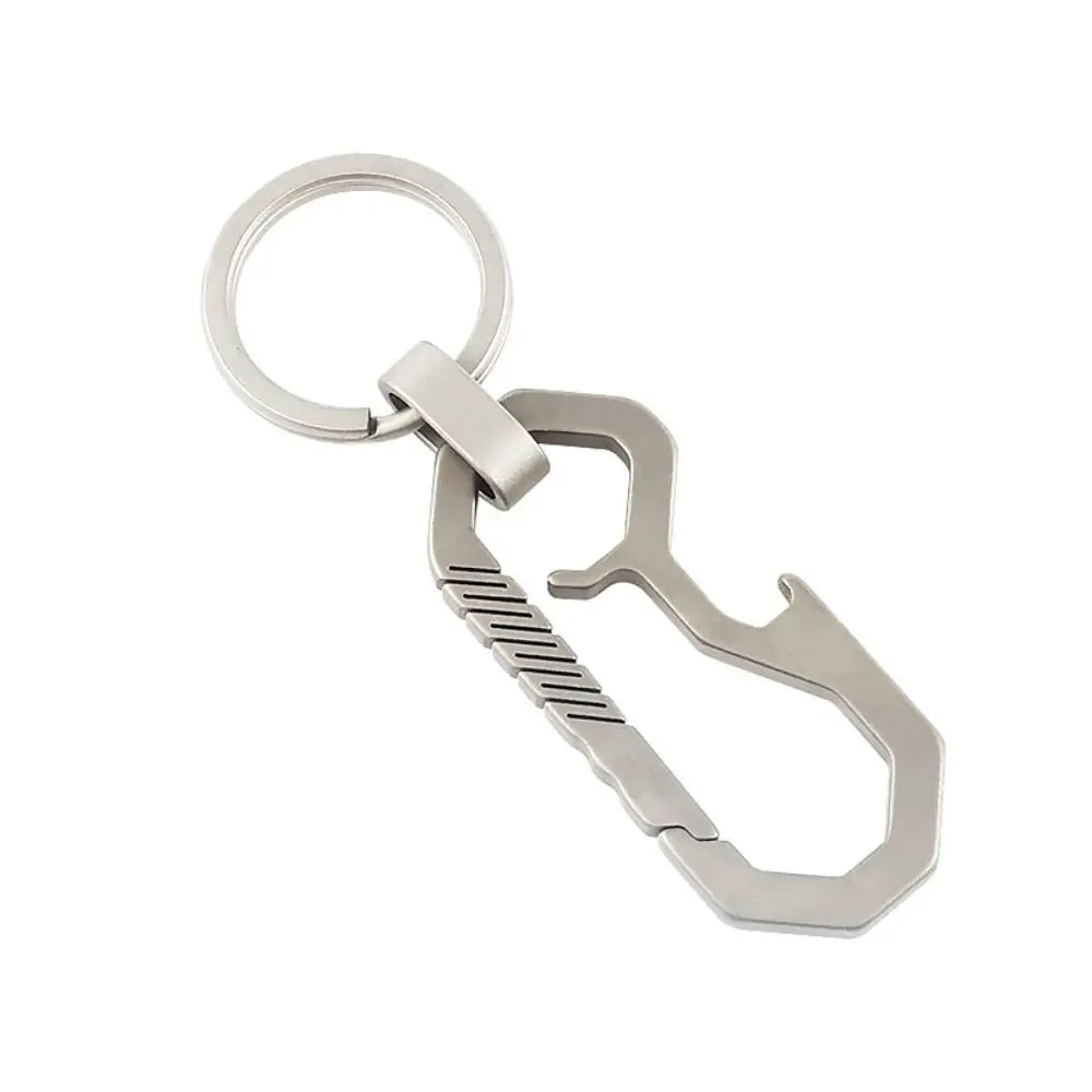 Special Shapes Car Key Chain Lightweight Titanium Alloy Bottle Opener Keychain Fingertip Gadget Hi-end Men's Outdoor Keyring Zpaxo