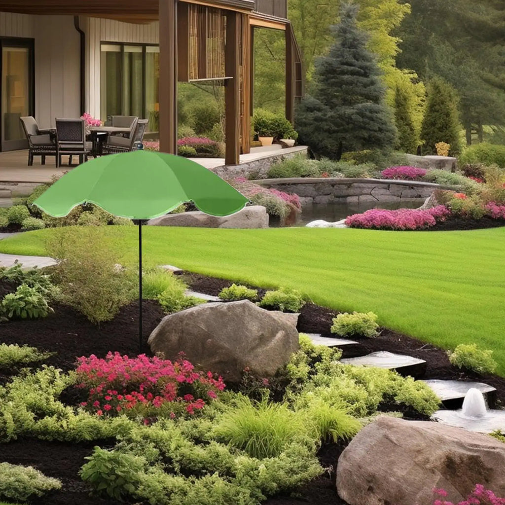 Shade Plants Double-layer Large Rainproof Stake Plant Umbrella Yard