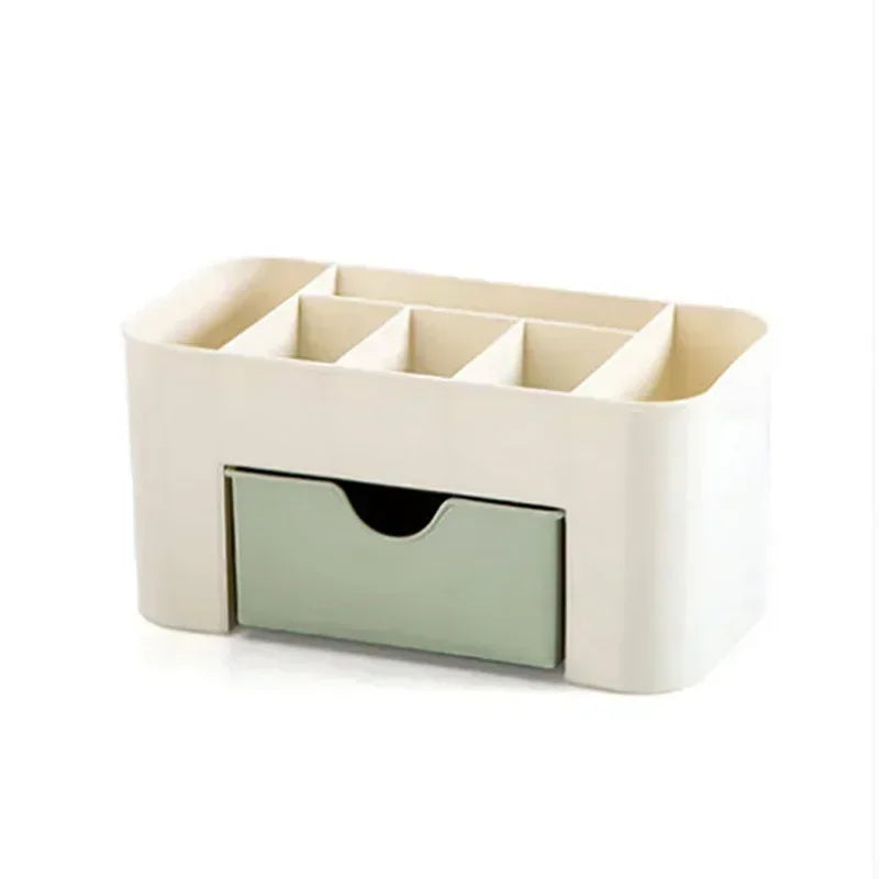 Hot Desktop Makeup Storage Box Sorting Storage Rack Lipstick Skin Care Facial Mask Brush Dresser Storage Rack Zpaxo Green 1pc