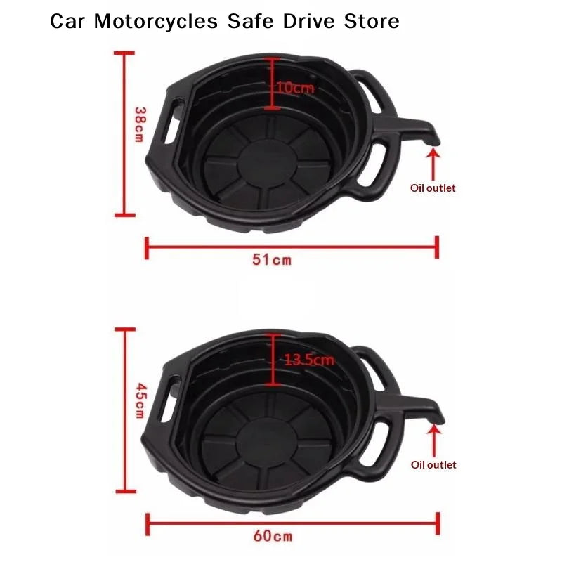 Car Maintenance Repairing Oil Collect Basin Drain Pan Waste Engine