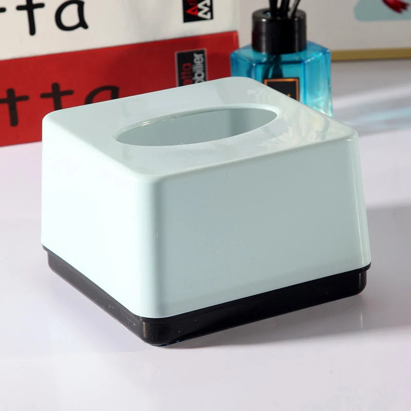 Modern Plastic Square Tissue Box Cover Holder-decorative Holder Zpaxo A4