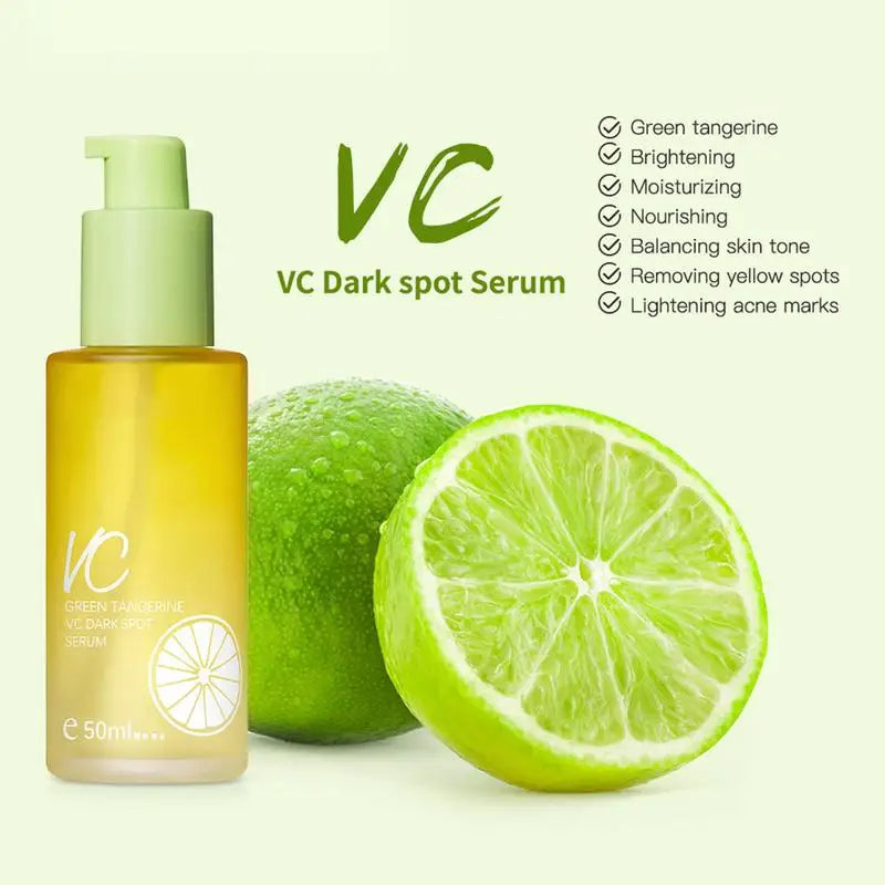 Green Tangerine Vitamin C Brightening Serum | Dark Spot Essence Brightening Face Serum Zpaxo