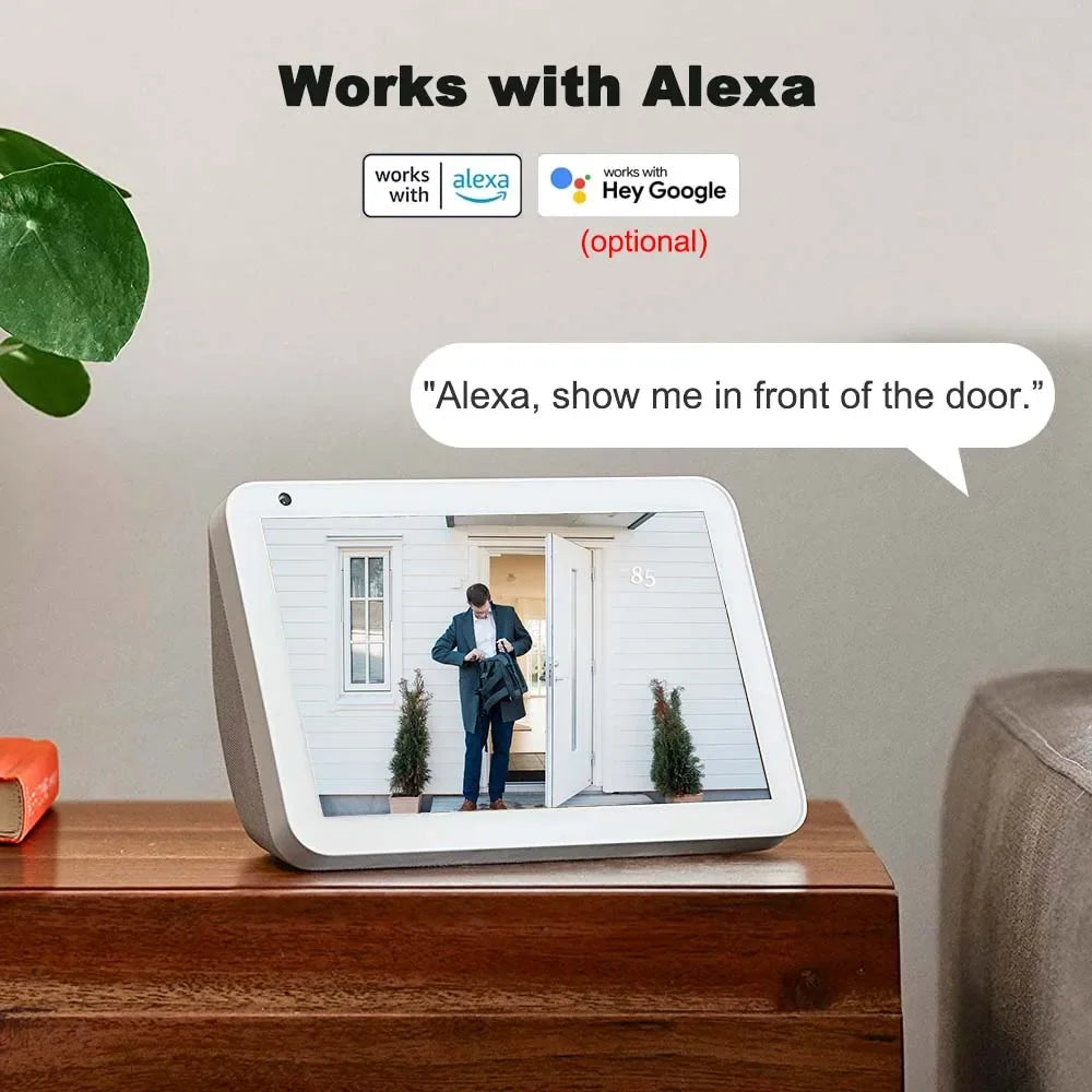 4K 8MP Tuya WiFi Camera HD 2.4G/5G Auto Tracking Outdoor PTZ Cameras Security Protection Video Surveillance Cam Google Home Zpaxo