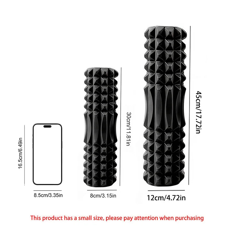 45/30cm Foam Massage Roller Hollow Column Fitness Equipment for Muscle Massage Physiotherapy and Sports Rehabilitation Zpaxo
