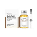 Korean Skin Care Ampoule Kojic Acid Niacinamide Face Serum Deep Moisturizing Hydrating Nourishing Brightening Essence Zpaxo 40ml