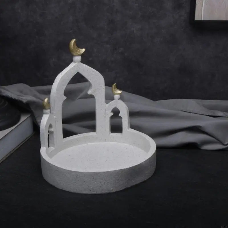Ramadans Eid Home Decorations Gold White Mosque Tower Islamic Mubarak