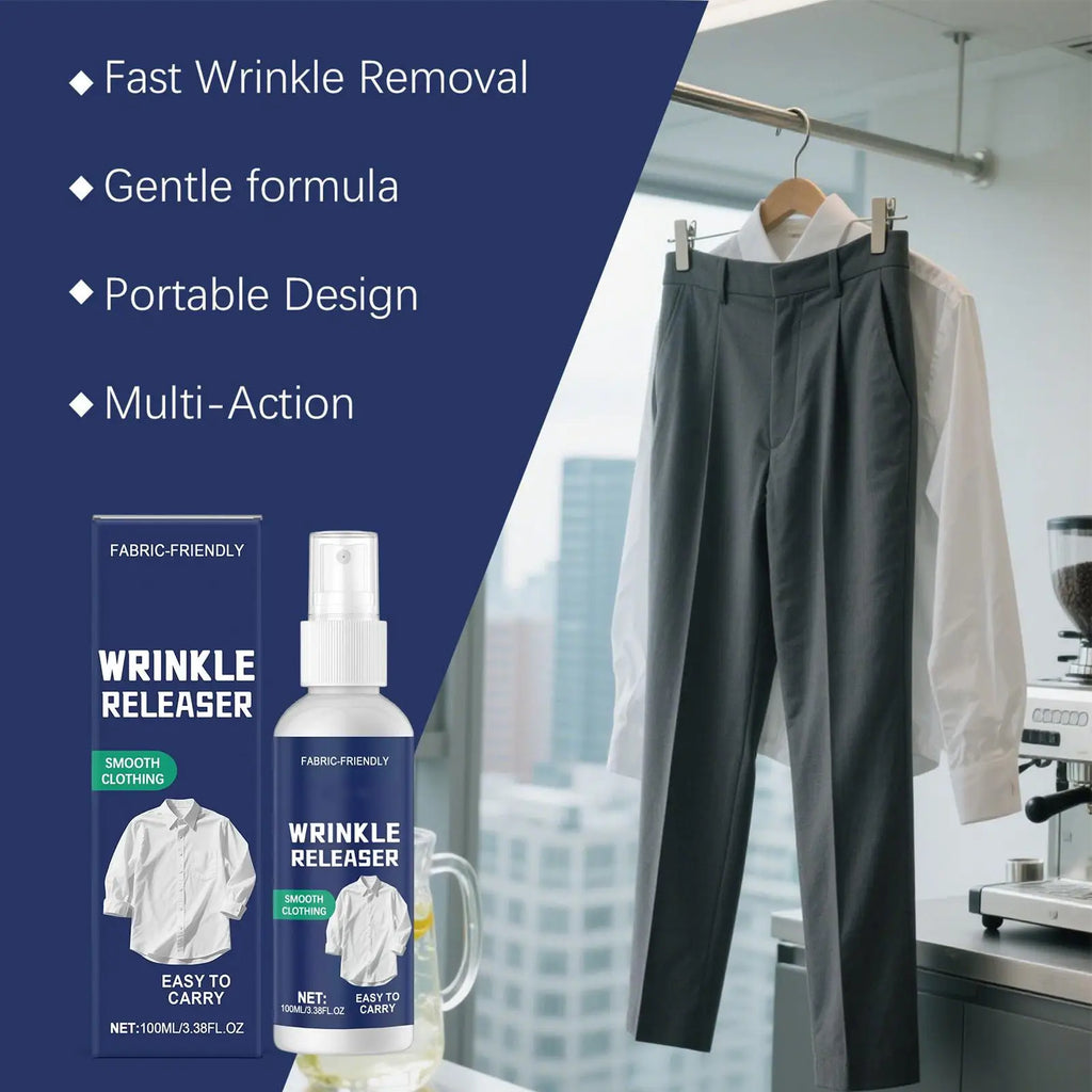 Ironing Spray Clothes Anti Static Wrinkle Remover Easy Iron Aid
