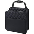 PU Leather Car Seat Back Organizer – Multi-Pocket Kick Mat
