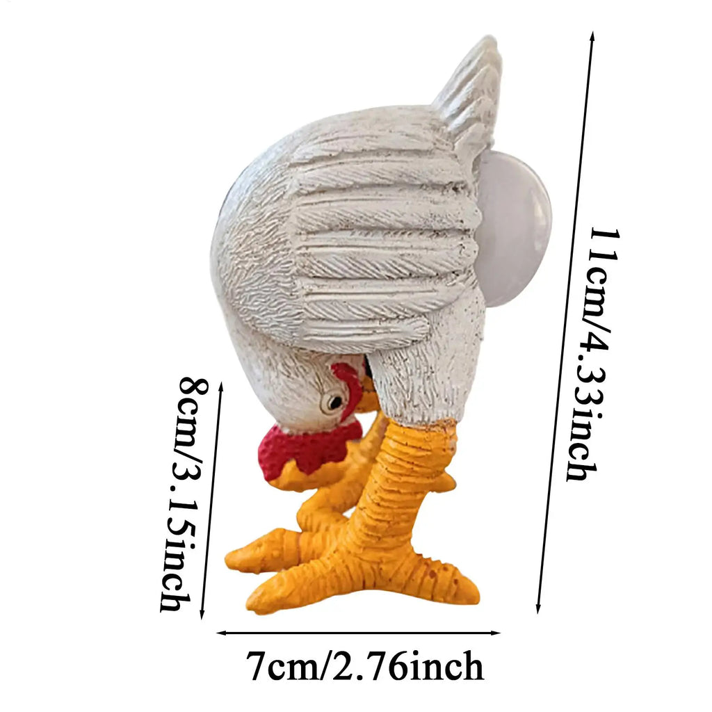 Rooster Lamp Egg Chicken Pooping Egg Lamp Dimmable Nightlight Home Decoration for Bedroom Kitchen Bedside Table Desk Shelf Zpaxo