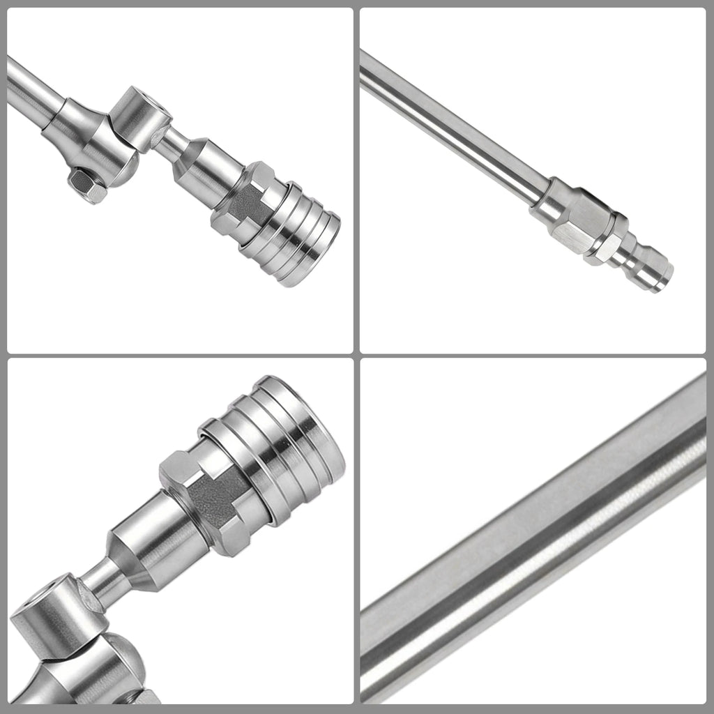 Universal Pressures Car Wash Gun Adjustable Stainless Steel Rotating