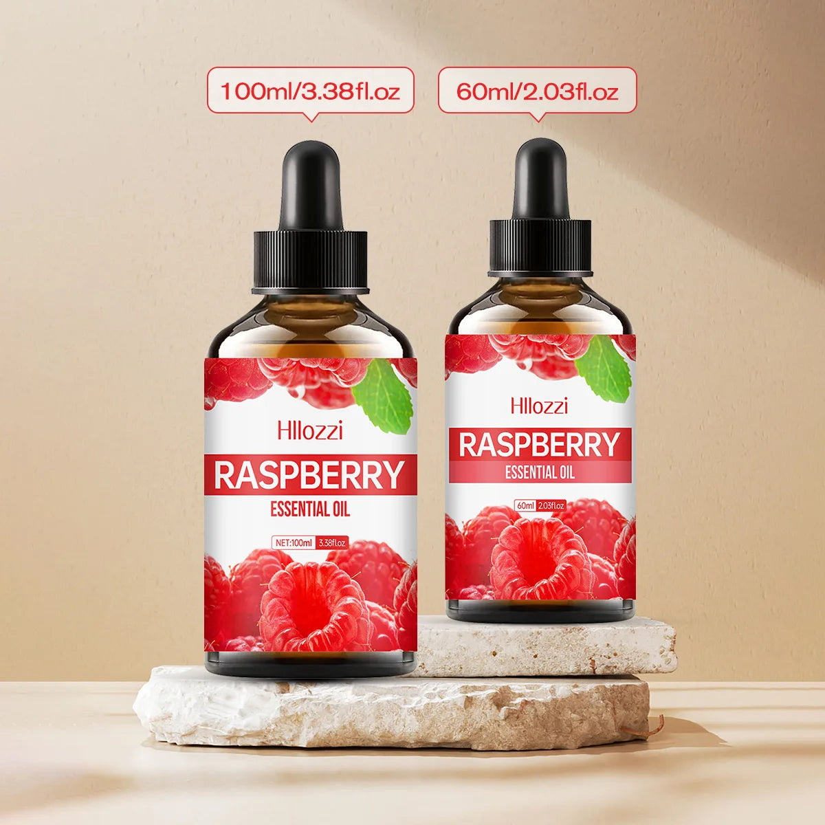 RASPBERRY ESSENTIAL OIL Unisex Daily Skincare Firming Care Portable Zpaxo