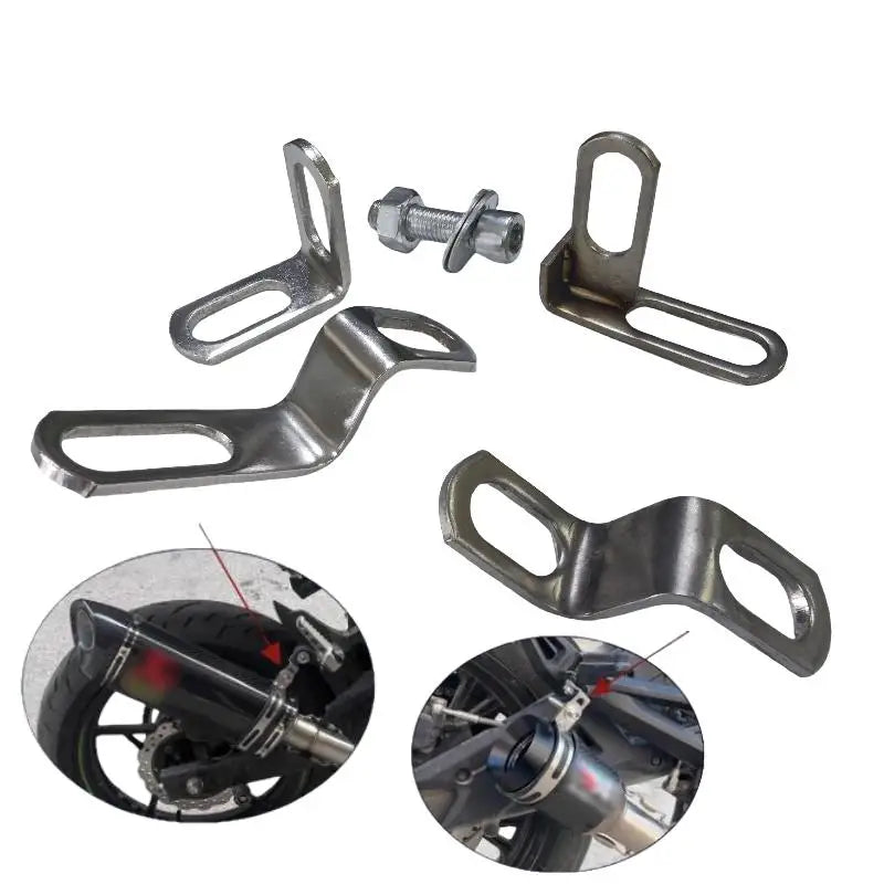 Motorcycle Exhaust Brackets – Stainless Steel Z & L Clamps