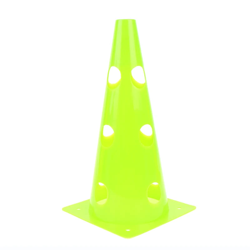 Barrier Football Road Flat Training Cone Perforated Sign Obstacles Zpaxo 2 Green