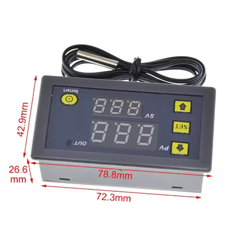 W3230 high-precision temperature controller, digital temperature controller module, temperature control switch, miniature temper Zpaxo