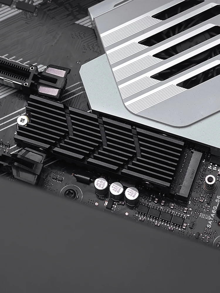 M 2 2280 SSD Radiator Hollow Heat Sink NVME NGFF Aluminum Alloy