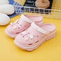 Women Chunky Platform Clogs Sandals Summer Non-slip Beach Slippers