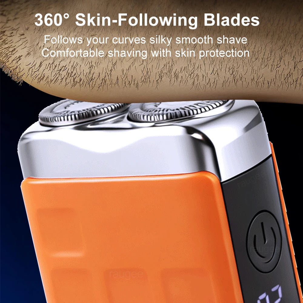 Mini Electric Shaver Men Wet Dry Facial Beard Trimmer Rechargeable