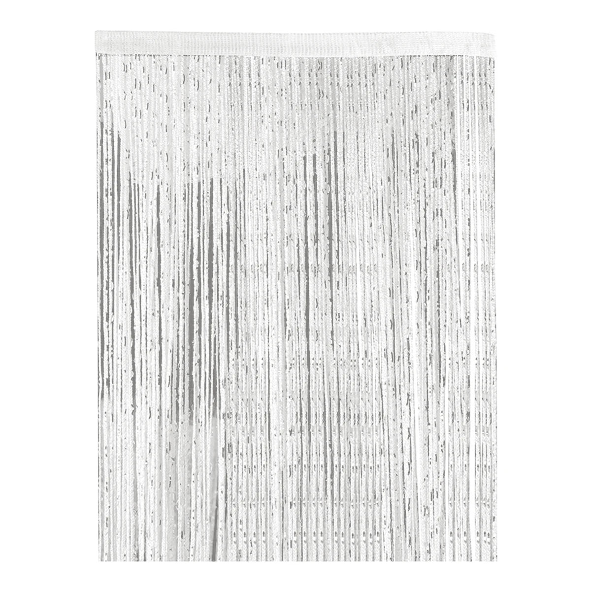 Beads Door Curtain Retro Plain Tassel Window Panel Room Divider Zpaxo White