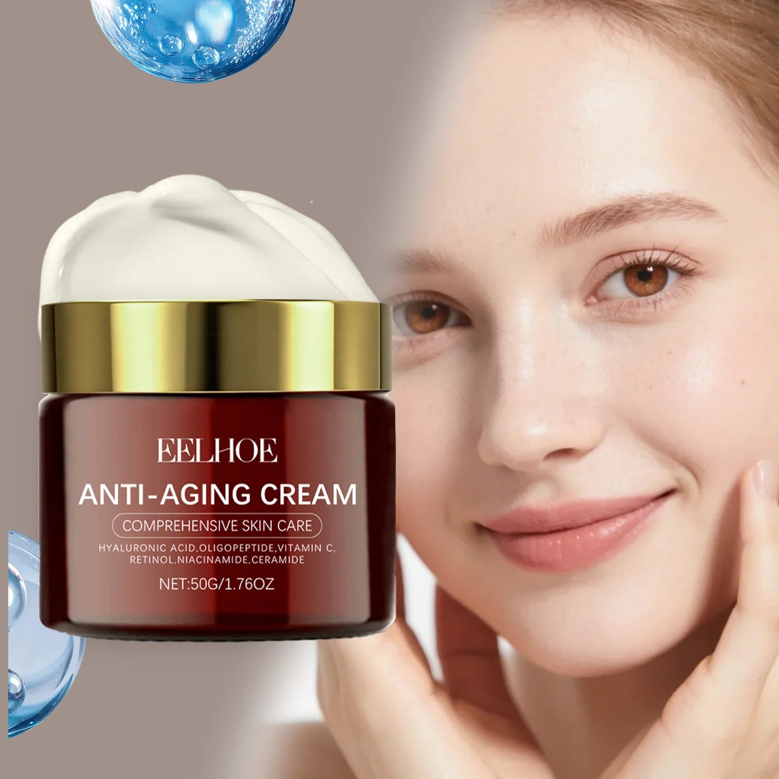 Intensive Repair Facial Cream for Very Dry Skin Hyaluronic Acid Collagen Moisturizer Barrier Cream for Flaky Skin Hydration Zpaxo