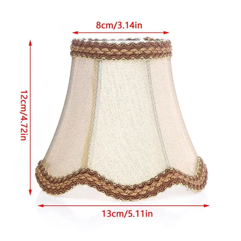 1Pcs Home Lighting Accessories Fabric Lampshade Simple Chandelier Lampshade Shell Cover DIY Decoration 80 * 130 * 120mm Zpaxo