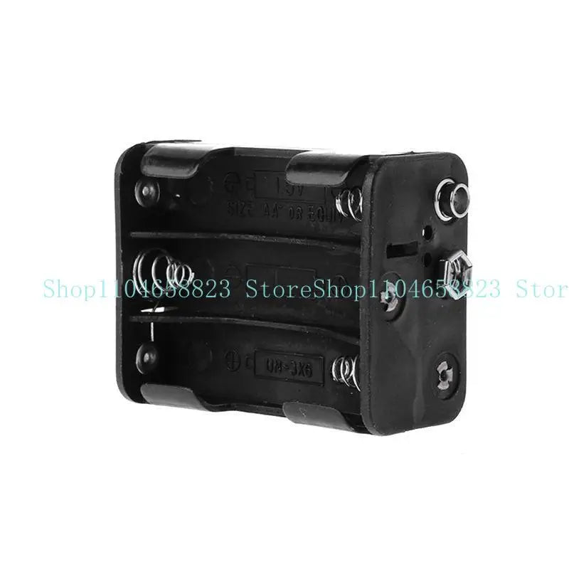 6x AA 1.5V Battery Clip Slot Storage Holder Box for Case 6xAA Batteries Stack Connector Double Side Buckle Box Zpaxo