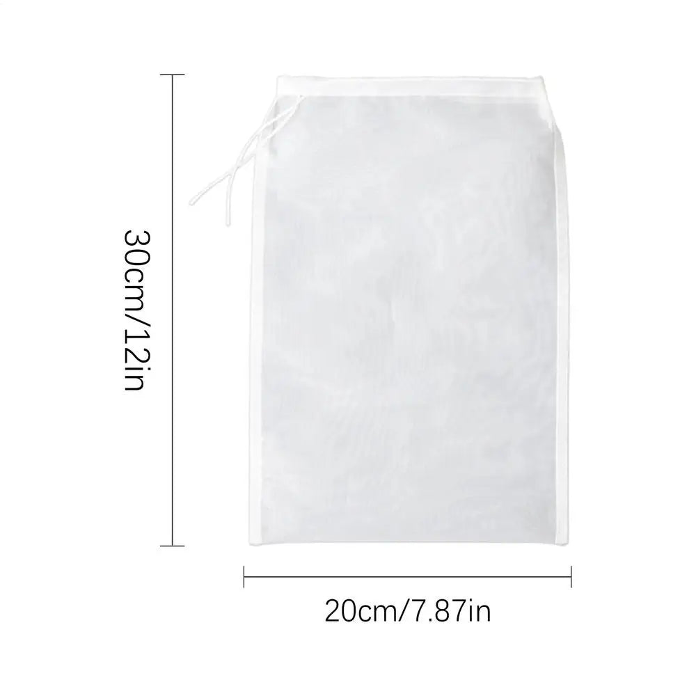 200 Mesh Nylon Strainer Bag – Nut Milk, Juice & Coffee Filter Mesh Strainer Bag Zpaxo 1PC