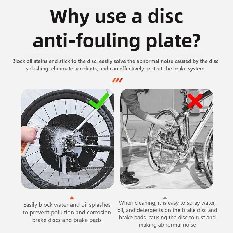 Disc Brake Cleaning Cover – Bike & Motorcycle Guard 4-Piece