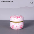 CMSmall Portable Storage Boxes Tea Caddy Box Containers Candle Cans