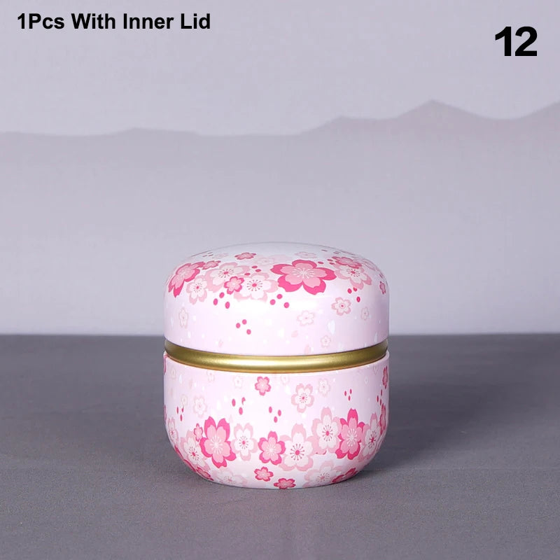 CMSmall Portable Storage Boxes Tea Caddy Box Containers Candle Cans