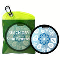 Beach Sand Removal Bags and Beach Play Artifacts Efficient Sand Removal and Gravel Removal Outdoor Sand Removal Bag Portable Zpaxo Blue