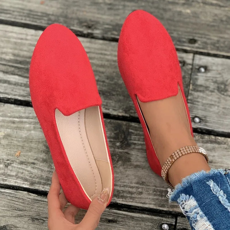 2026 Spring Autumn Shoes Women Comfortable Casual Slip Flats Loafers Zpaxo