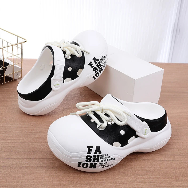 Women's Outdoor Chunky Platform Sandals Non-slip Clogs Slides Flat