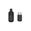 USB Type C Smart IR Remote Control Mini Adapter Phone APP Infrared Transmitter For iPhone Smartphone TV Box Air Conditioner Fan Zpaxo Black