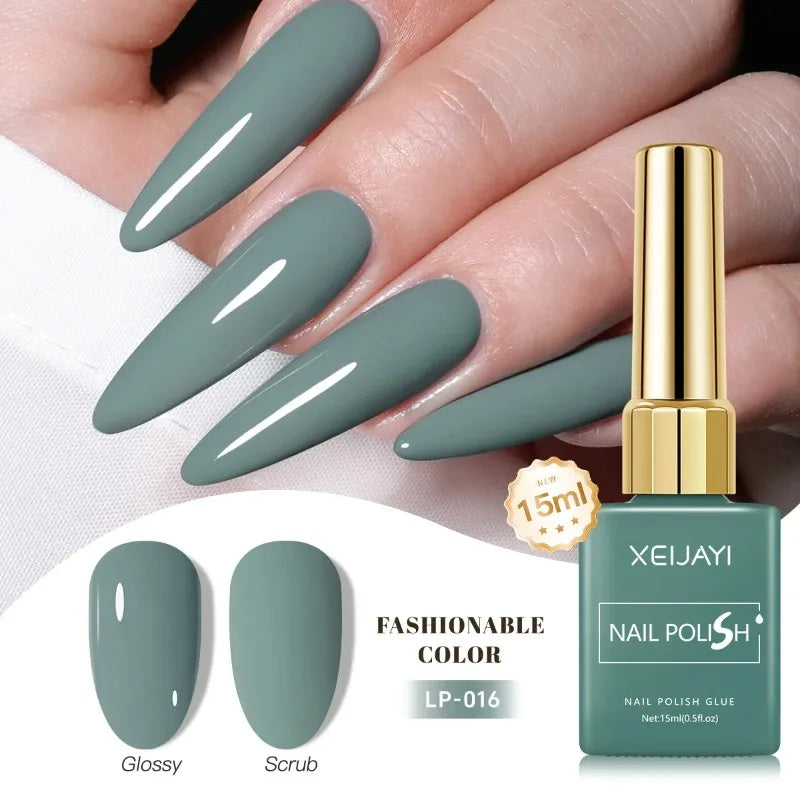 Colored Nail Varnish Gel 60 Colors Gloss Matte Ice-clear Nails Polish