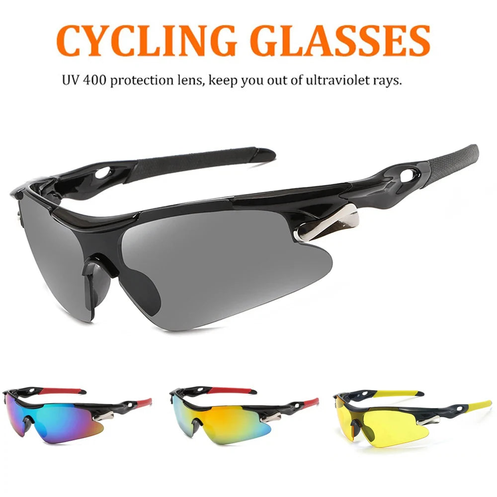 Sports Men Sunglasses Road Cycling Glasses Mountain Riding Protection Goggles Eyewear Mtb Bike Fishing Camping Outdoor Glasses Zpaxo