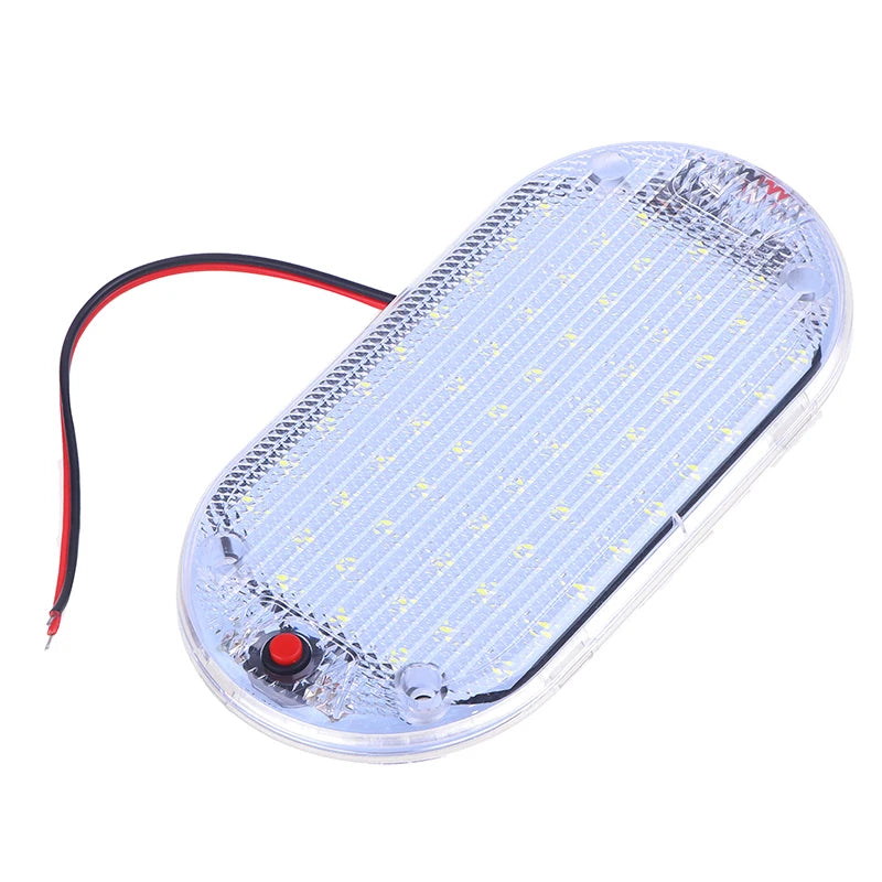 60 LED 12V–85V Car Interior Dome Ceiling Light | 5W Cabin Strip