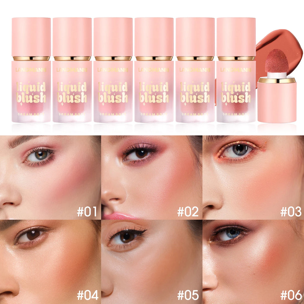 Liquid Powder Blusher Natural Lasting Makeup Effect Easy Halo Matt