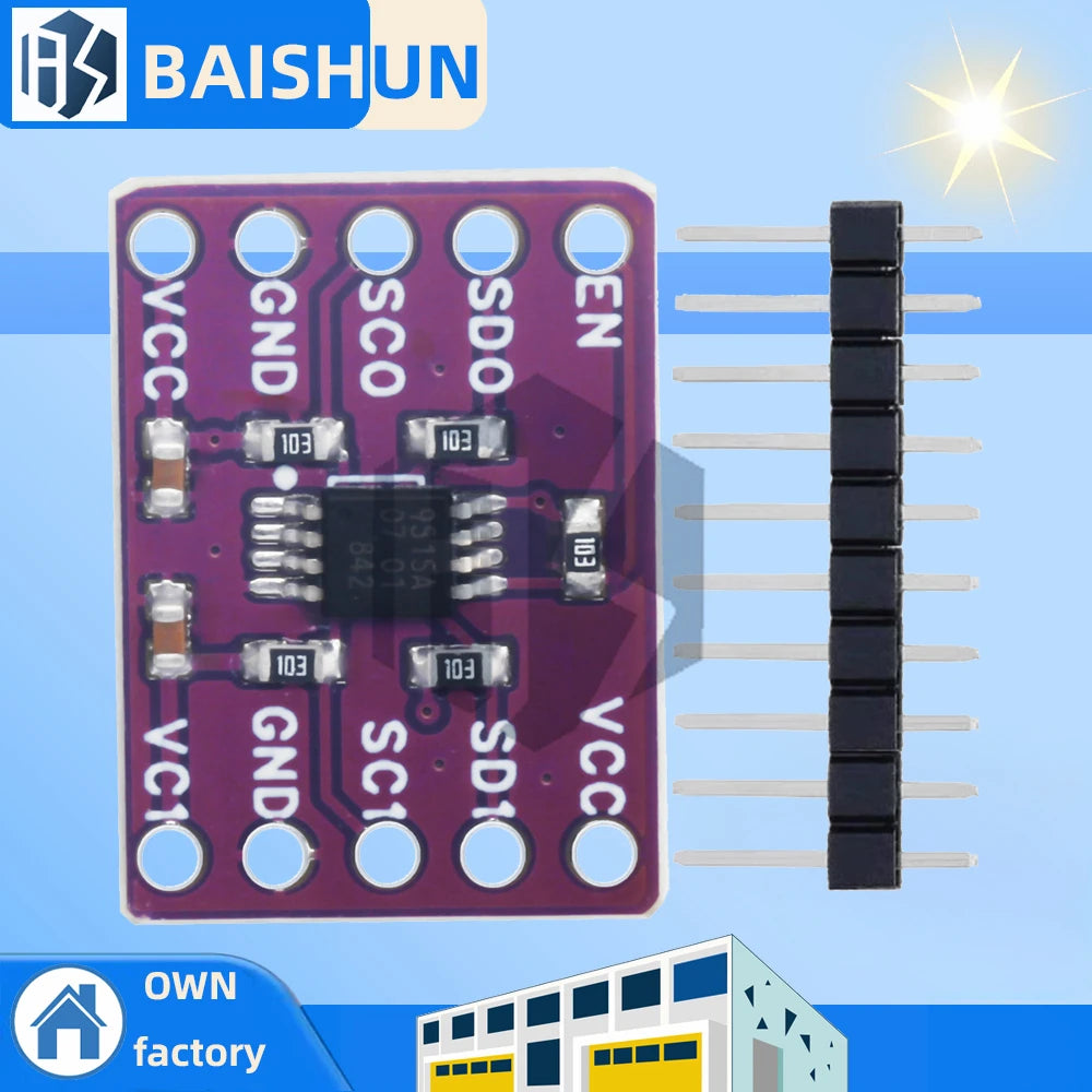PCA9515A CJMCU-9515 Repeater Module 2CH 400KHz I2C IIC Bus SMBus Repeater Dual Bidirectional 5V Zpaxo PCA9515A 1pc