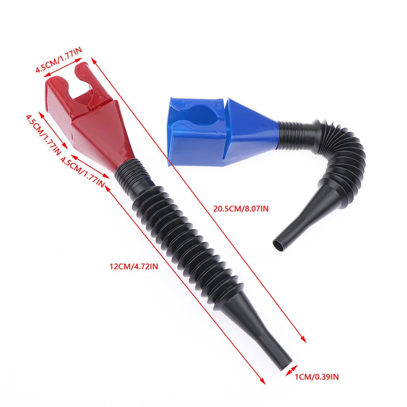 Car Refueling Funnel Gasoline Foldable Engine Oil Tool Plastic Auto