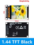 128 TFT LCD Screen SPI Display Module Arduino STM32 Black Pcb Red Zpaxo black st7735s