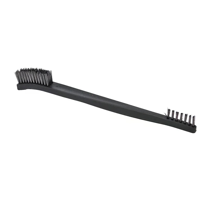 Nylon Stainless Bristle Cleaning Tool Cleaner 3x Mini Wire Brush Brass Zpaxo