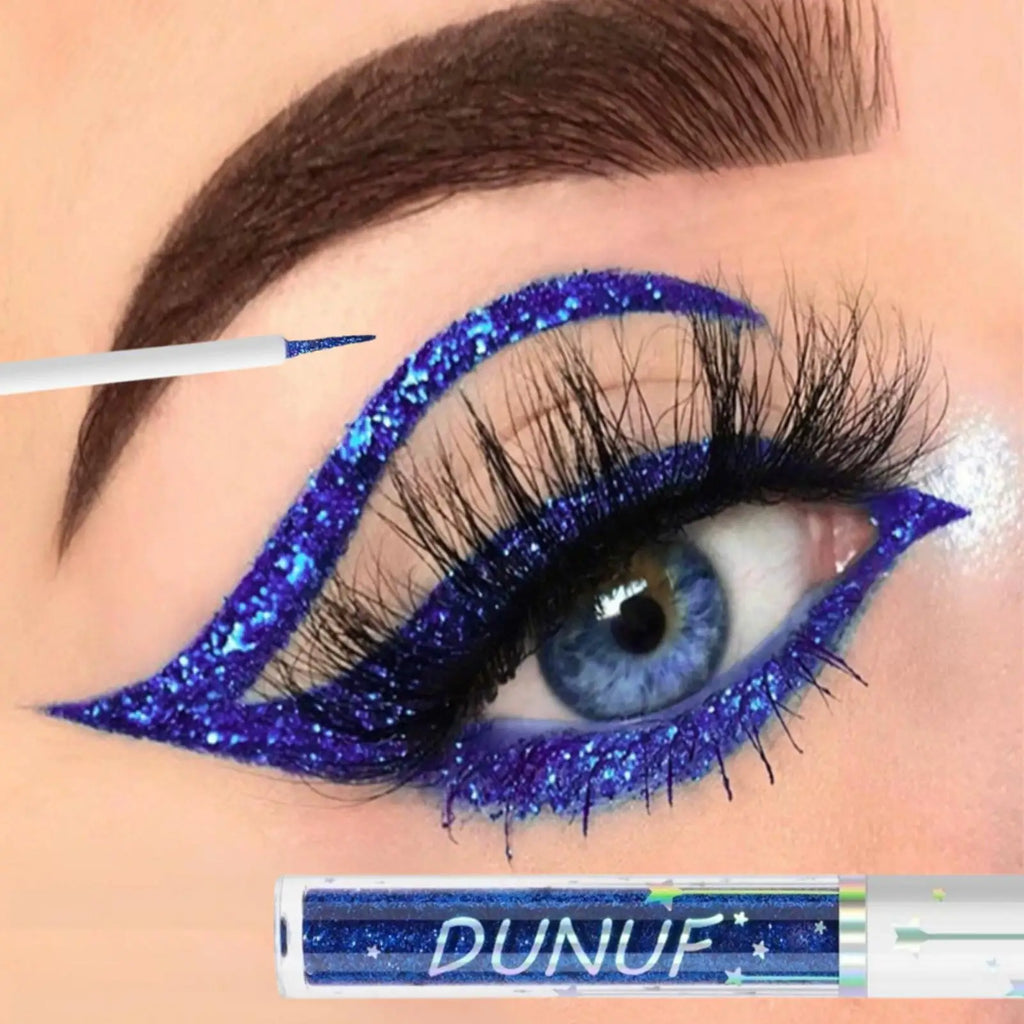 1PC Shiny, Colorful, Quick-drying, Blasting, Waterproof, Vibrant Liquid Eyeliner and Eyeshadow, Ideal Holiday Gift Collection Zpaxo
