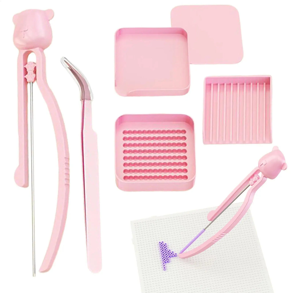 DIY Handmade Fuse Beads Picking Tray Efficient Padding Bead Tool